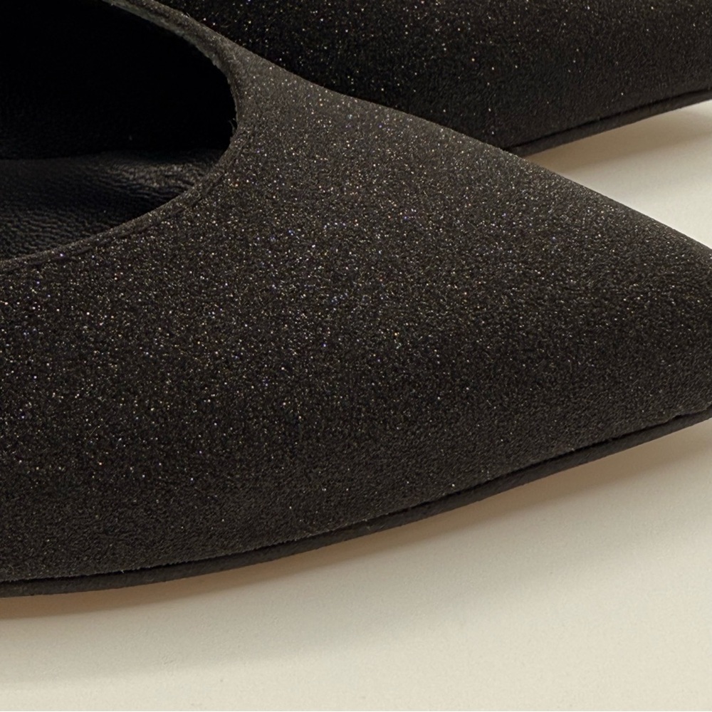 Raphael Sarti Elite Black Sparkle Women's Low Heels Size 37 - Picture 6 of 17